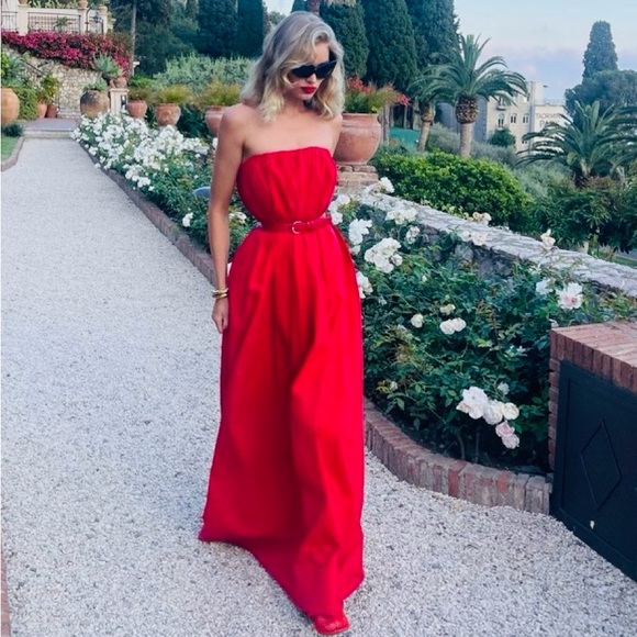 Sold HELSA crinkle pleated gown-sold out everywhere - Picture 8 of 13